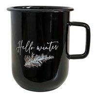 Lonček črn 0,43l ”Hello winter”