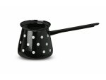 Crna džezva s točkicama, 0,4 l