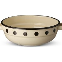 Seoska zdjela, bež s smeđim mrljama