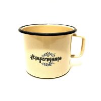 Beige Topf 0,37 l „Supermama“