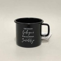 Crna šalica 0,37 l "Ljubav"