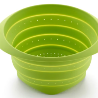 Silikonski cjedilo, zeleno