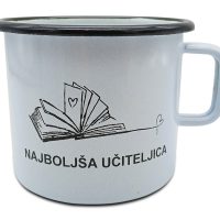 Lonček beli 0,37l  "Najboljša učiteljica"