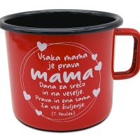 Lonček rdeč "Vsaka mama" 0,37L